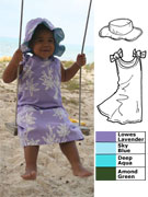 Androsia Fun Dress - Young Girl's - Bahamas Souvenir